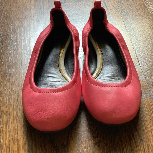 Lanvin Paris Ballet Flats size 37 Pink - Picture 2 of 4